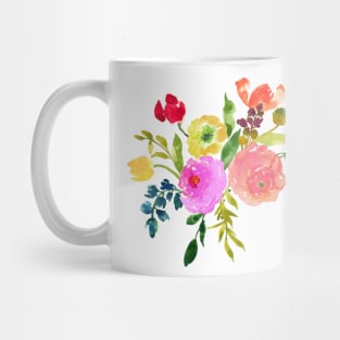 Floral Watercolor, Renunculus Mug